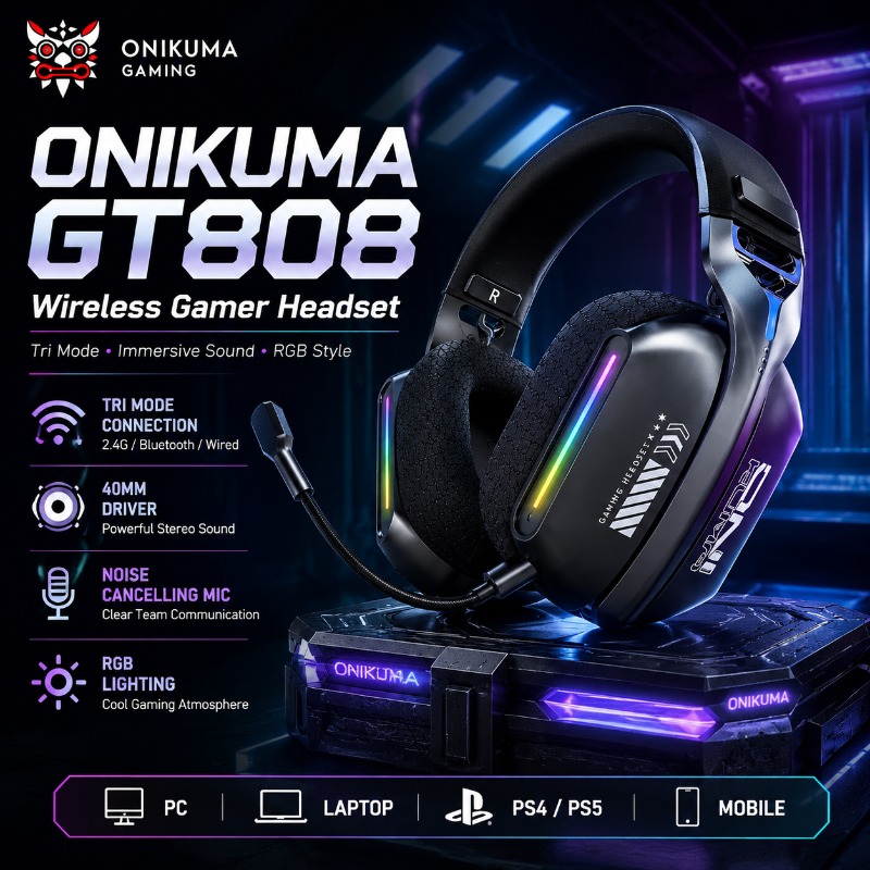 Gaming Console For Your Phone - Bezprzewodowy zestaw słuchawkowy do gier ONIKUMA