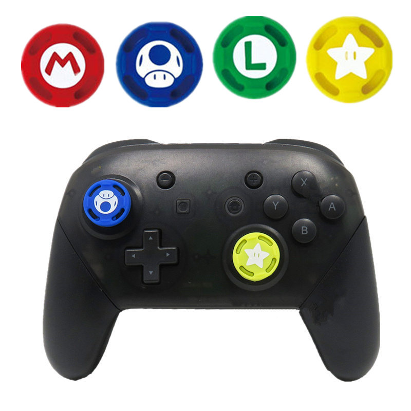 Gaming Console Tv Stick - 4 sztuki miękkiego silikonu Analogowe uchwyty