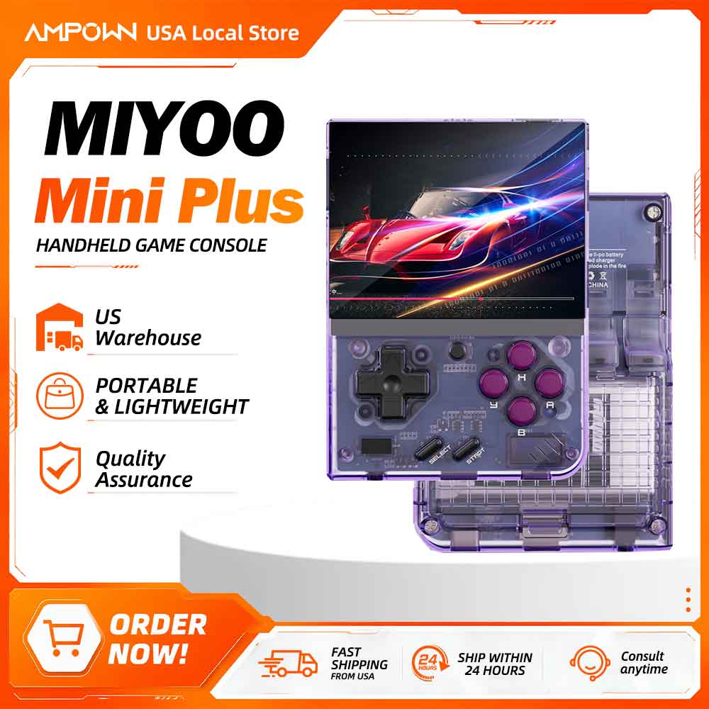 Gaming Console Emulator - Konsola retro Miyoo Mini+ z ekranem