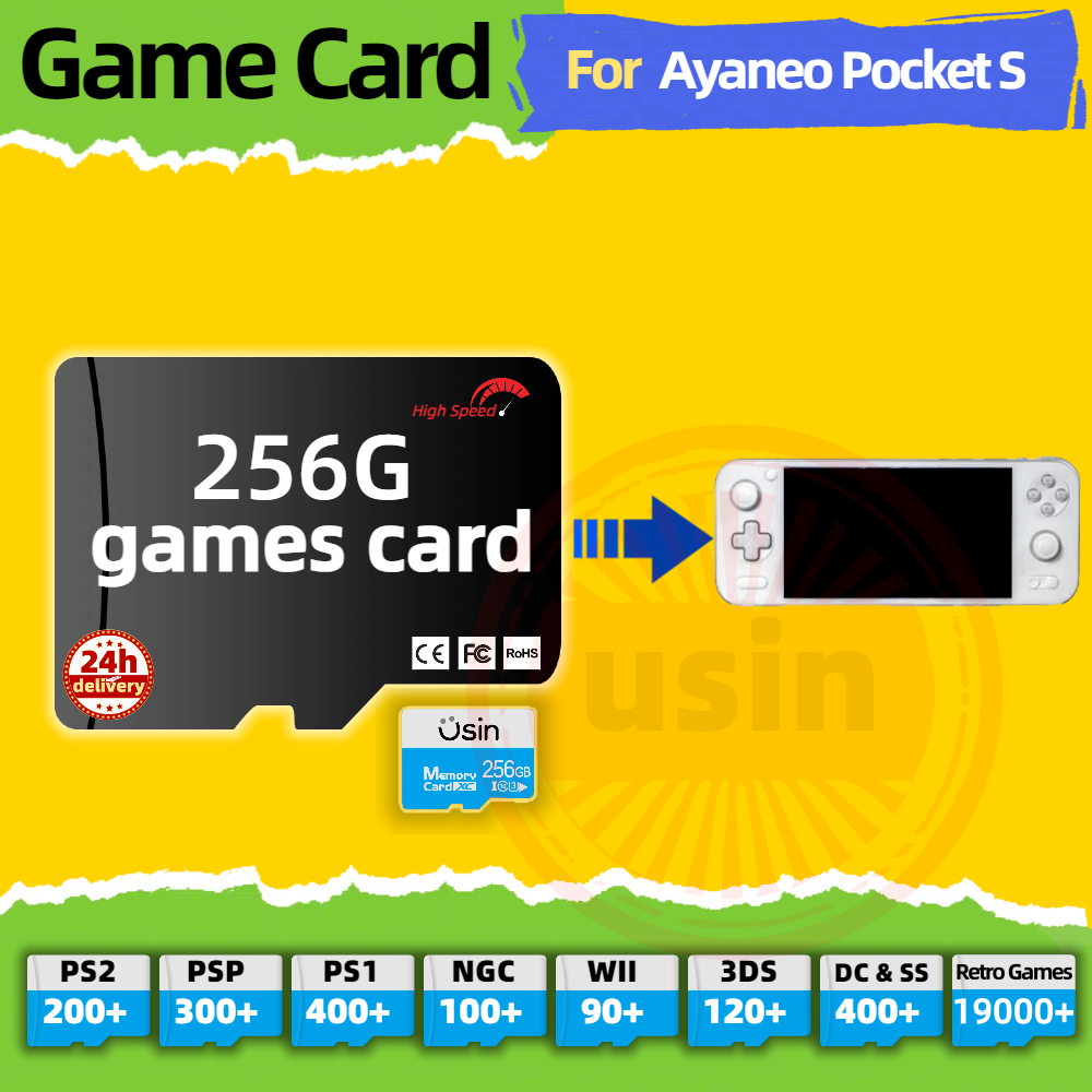 Gaming Console Ayaneo - Karta z grami retro na Ayaneo