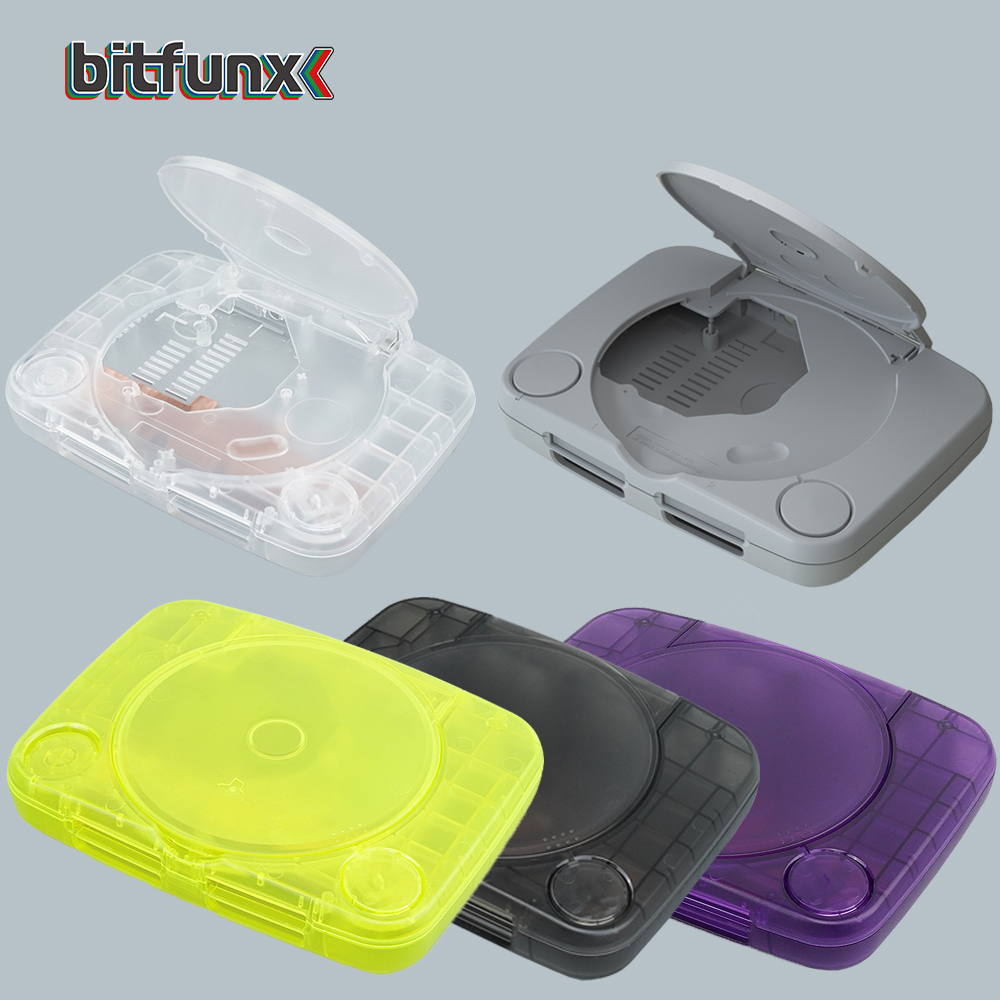 Gaming Console All In One - Bitfunx Wymienna przezroczysta obudowa konsoli do