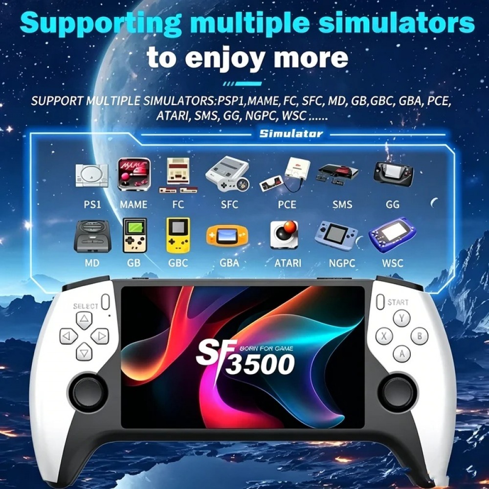 Gaming Console Emulator - Konsola przenośna SF3500 5 cali do