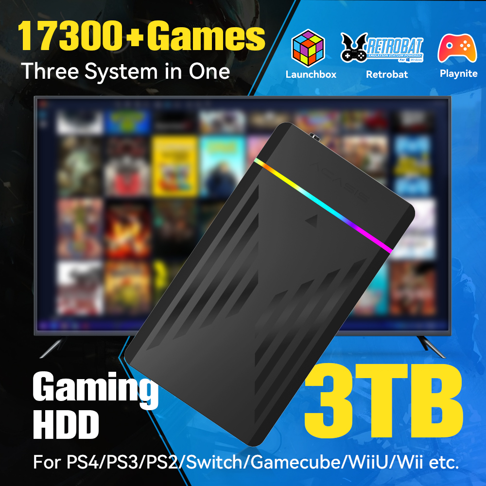 Gaming Console Emulator - Przenośna dysk twardy do gier 3