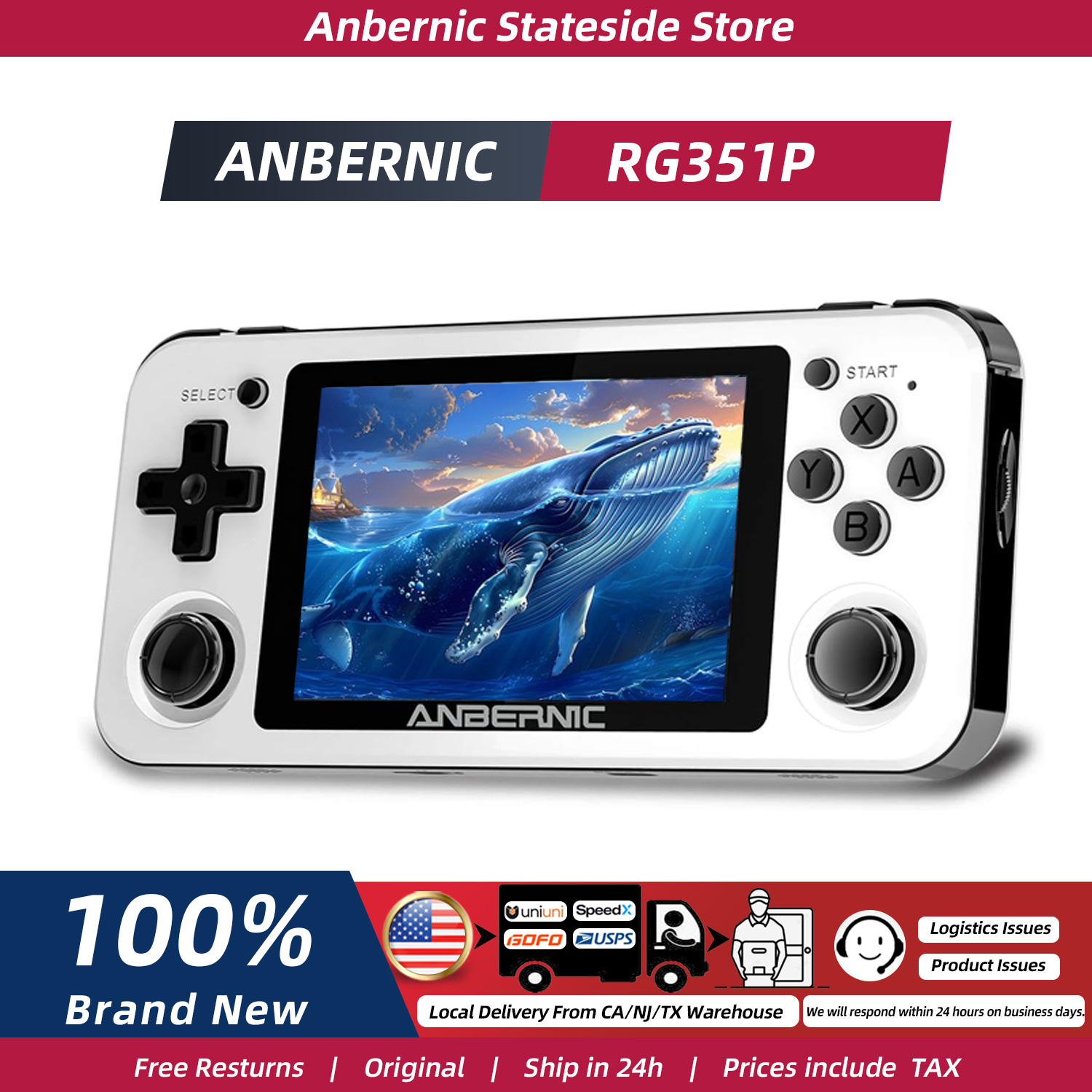 ANBERNIC RG351P Przenośna Kons – Gaming Console Ayaneo recenzja i cena