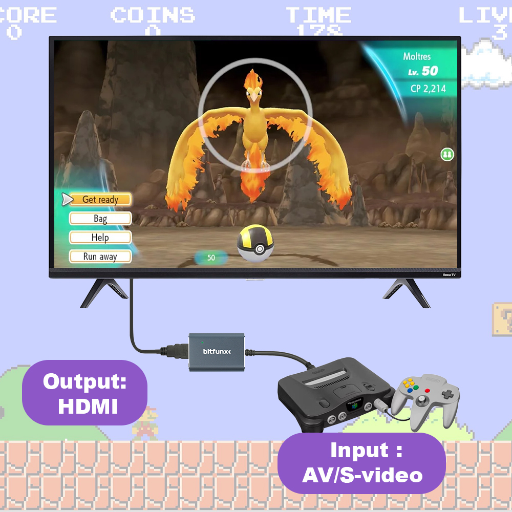 Bitfunx 720P Adapter S-Video / – Gaming Console All In One recenzja i cena