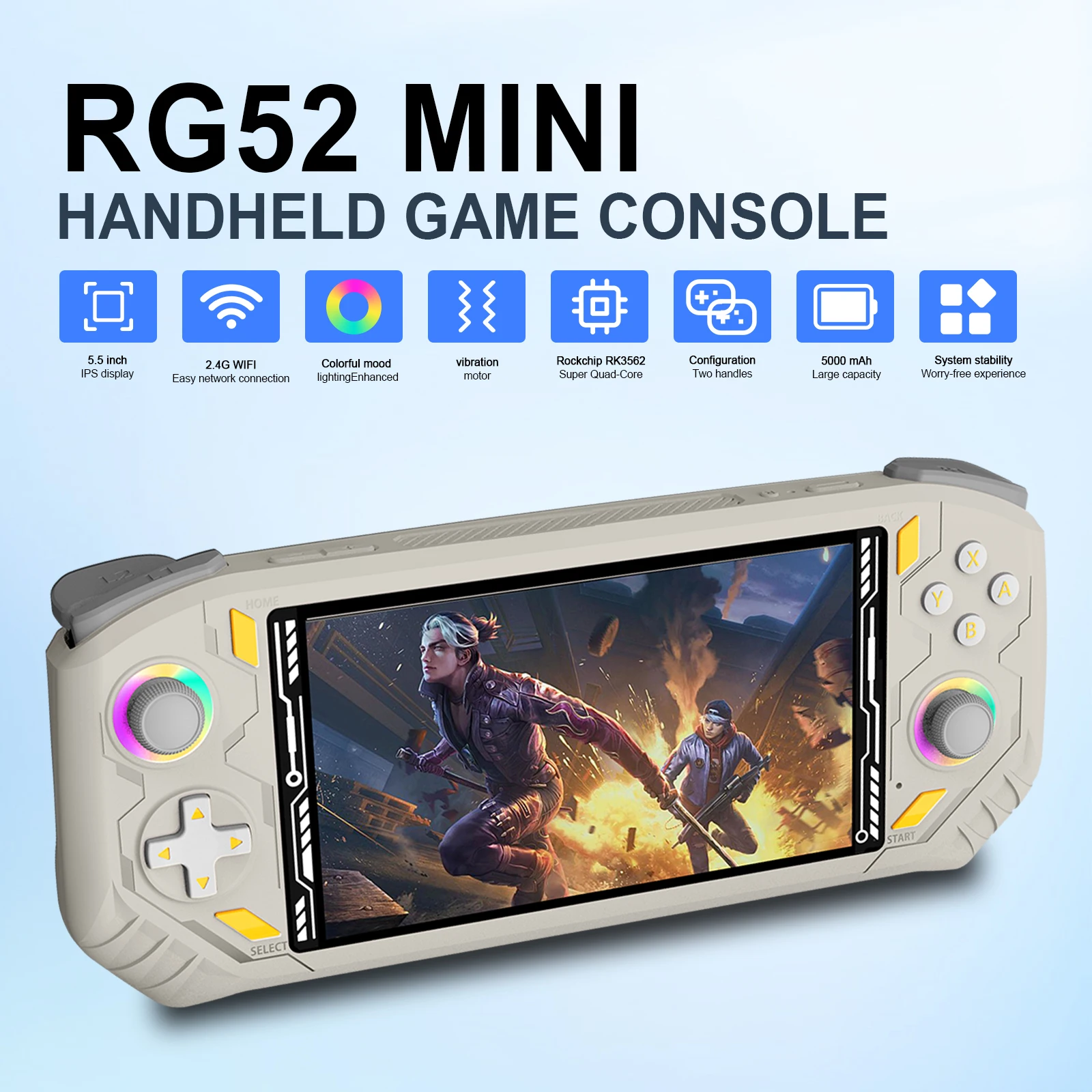 Konsola do gier przenośna RG52 – Gaming Console G90 recenzja i cena