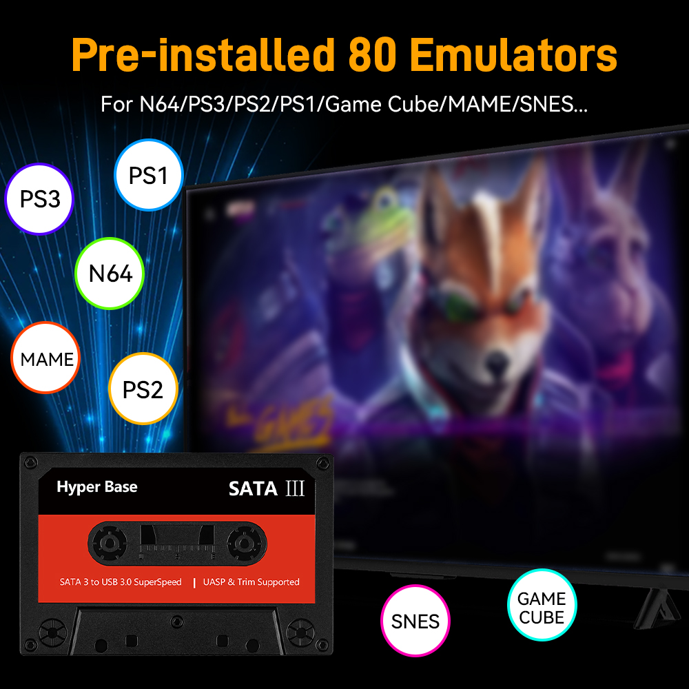 Emulator Batocera 500G/2T dysk – Gaming Console Emulator recenzja i cena