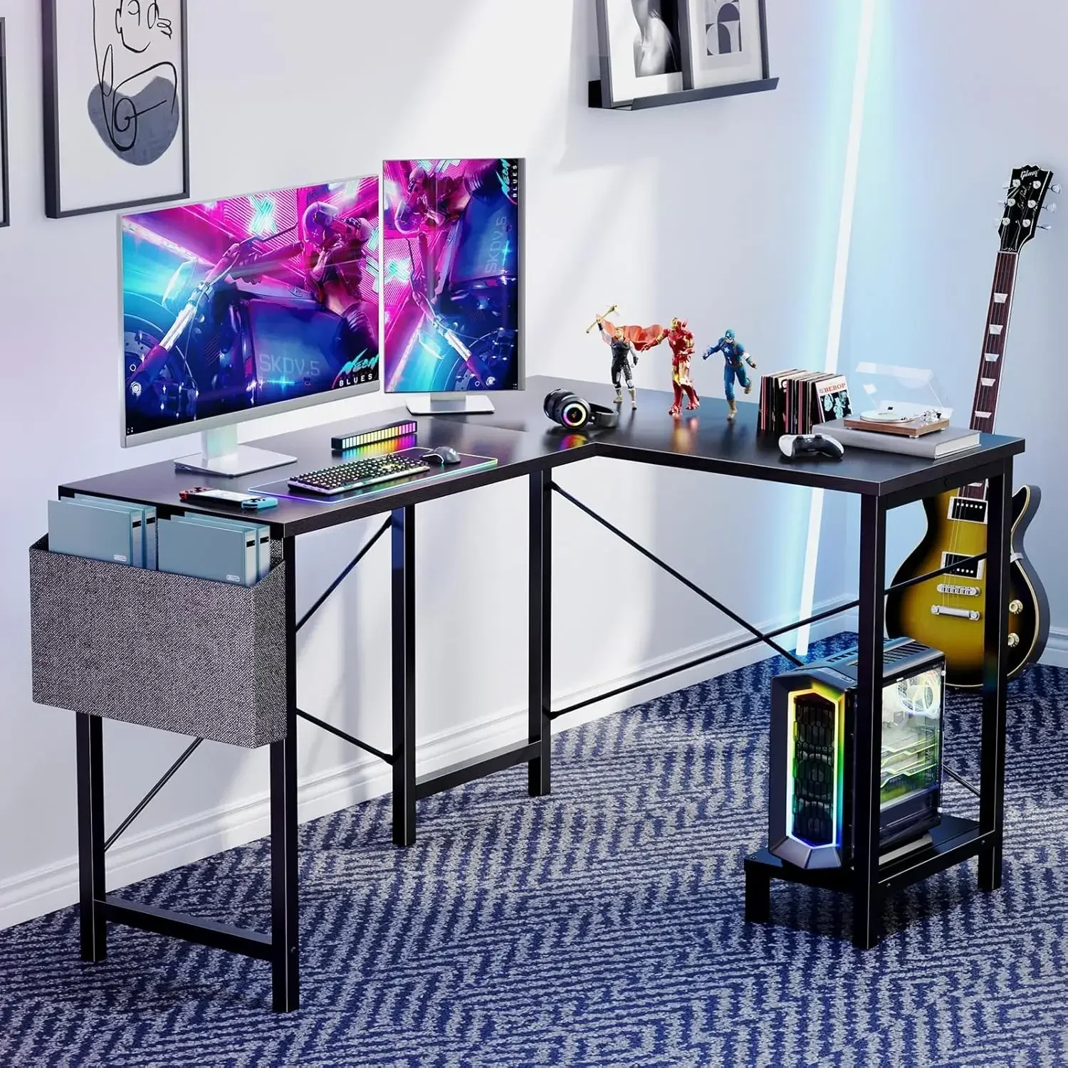 Biurko w kształcie litery L -  – Gaming Console Table recenzja i cena