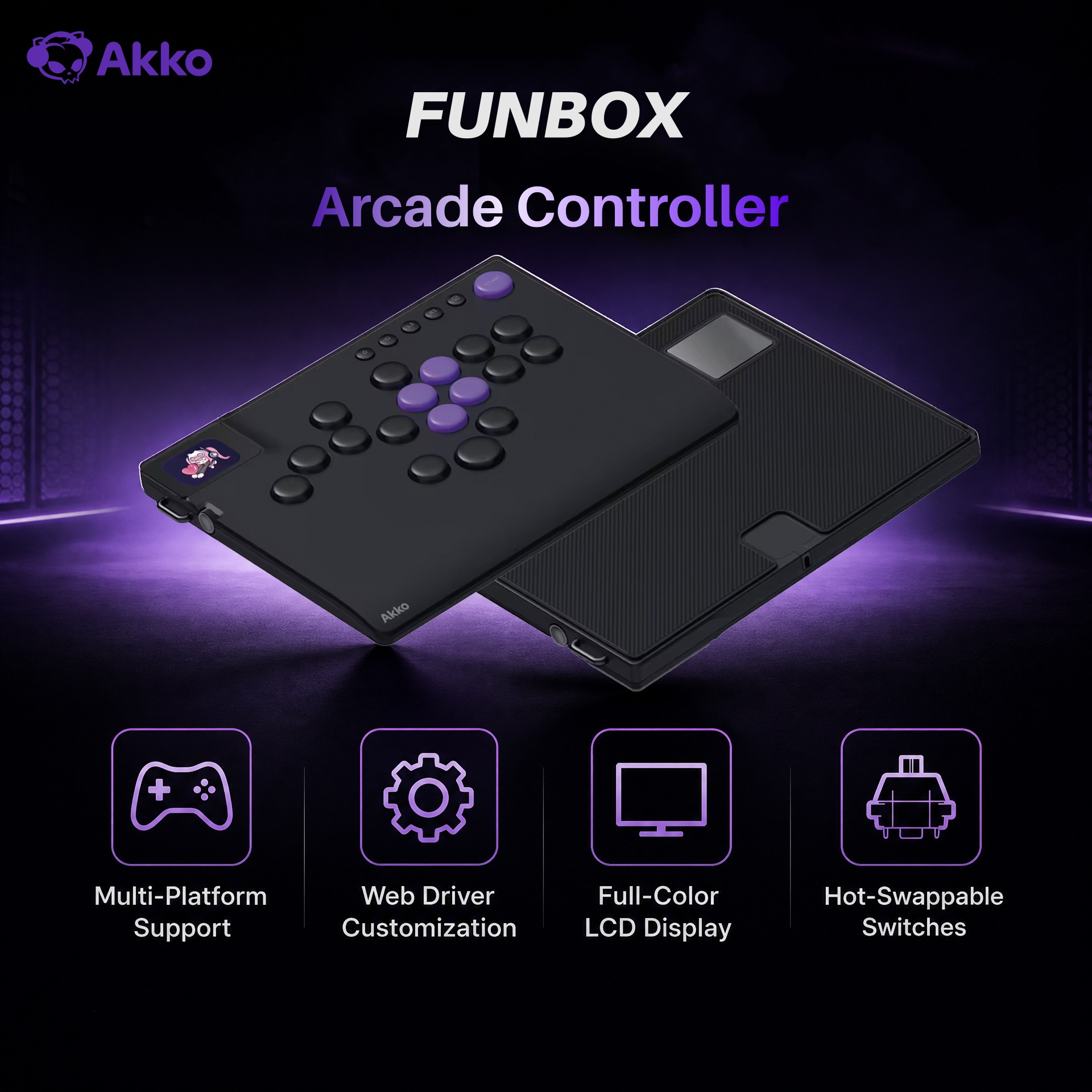 Akko FUNBOX Magnetyczny kontro – Gaming Console Tv Stick recenzja i cena