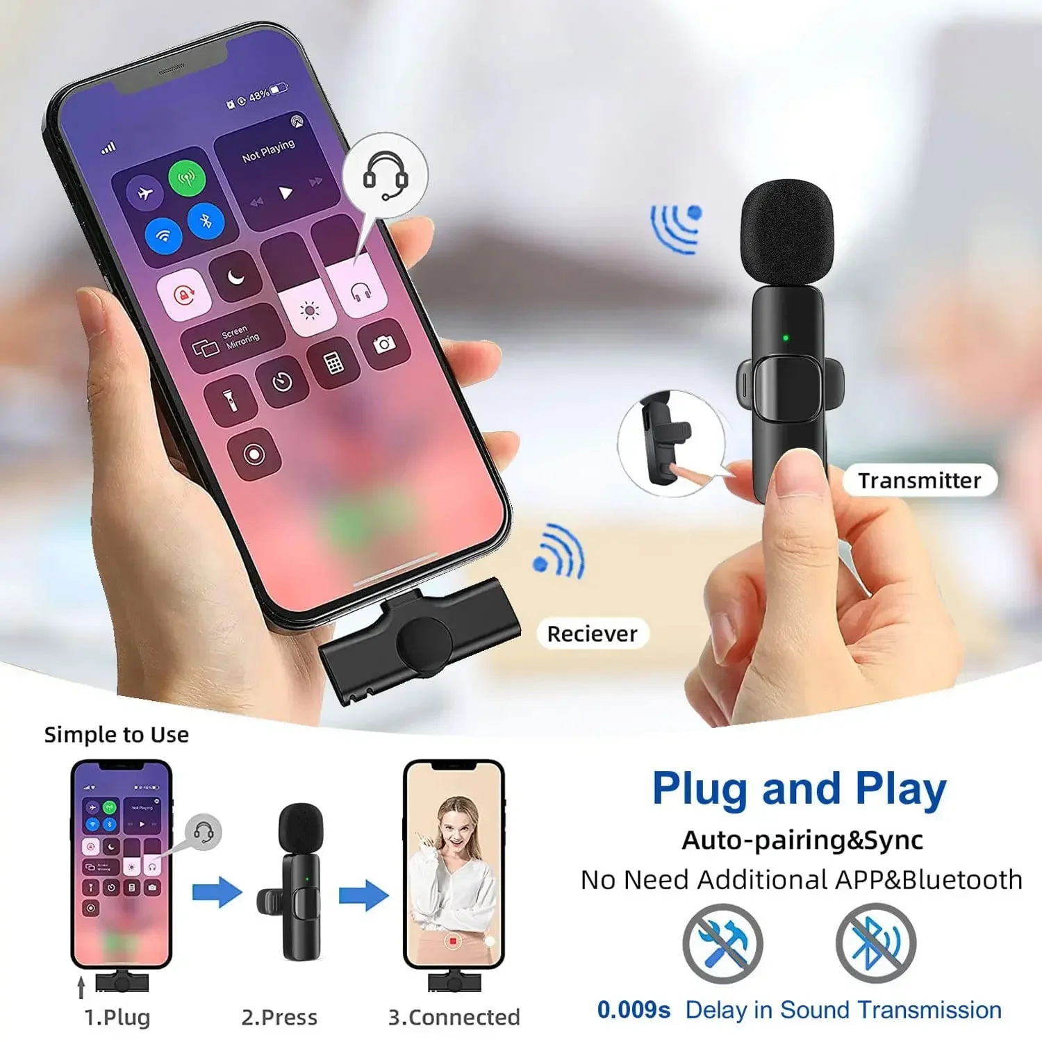 Bezprzewodowy mikrofon krawato – Gaming Console For Your Phone recenzja i cena