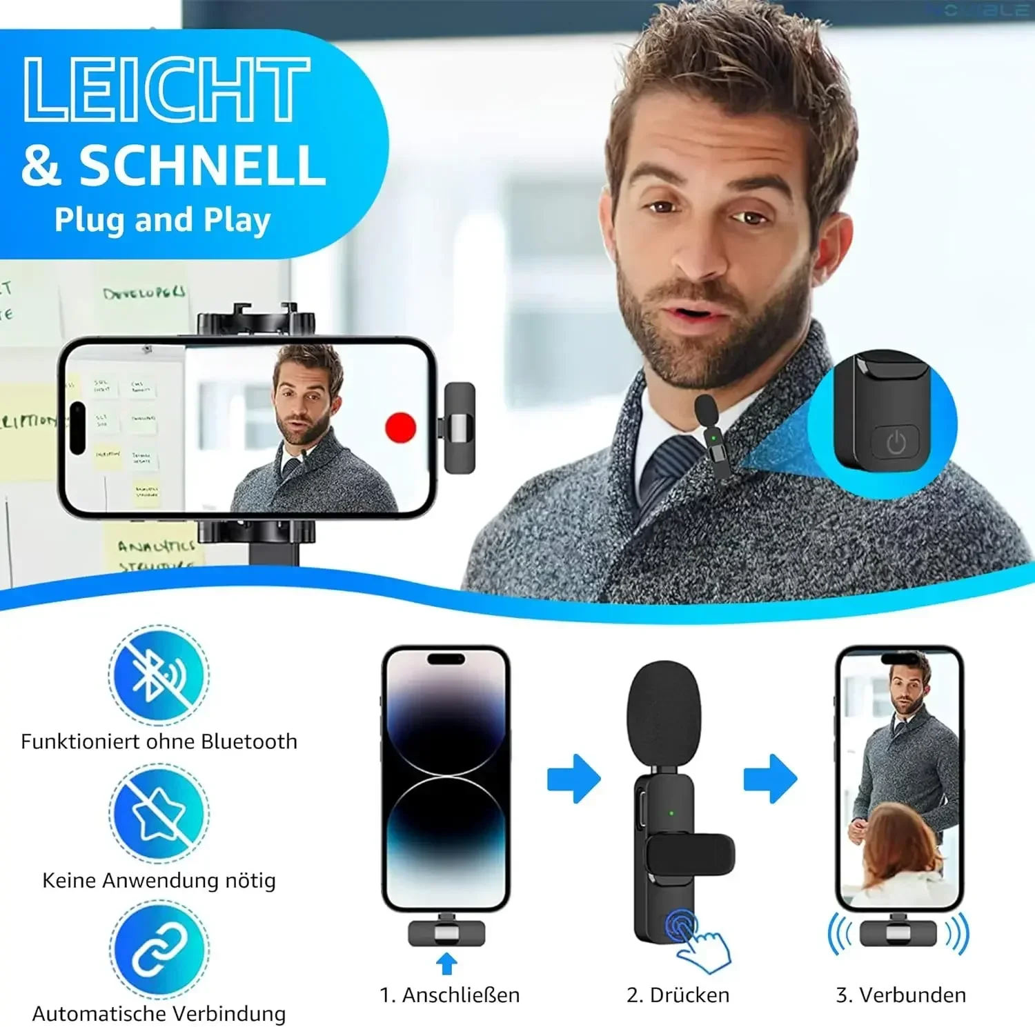 Bezprzewodowy mikrofon krawato – Gaming Console For Your Phone recenzja i cena