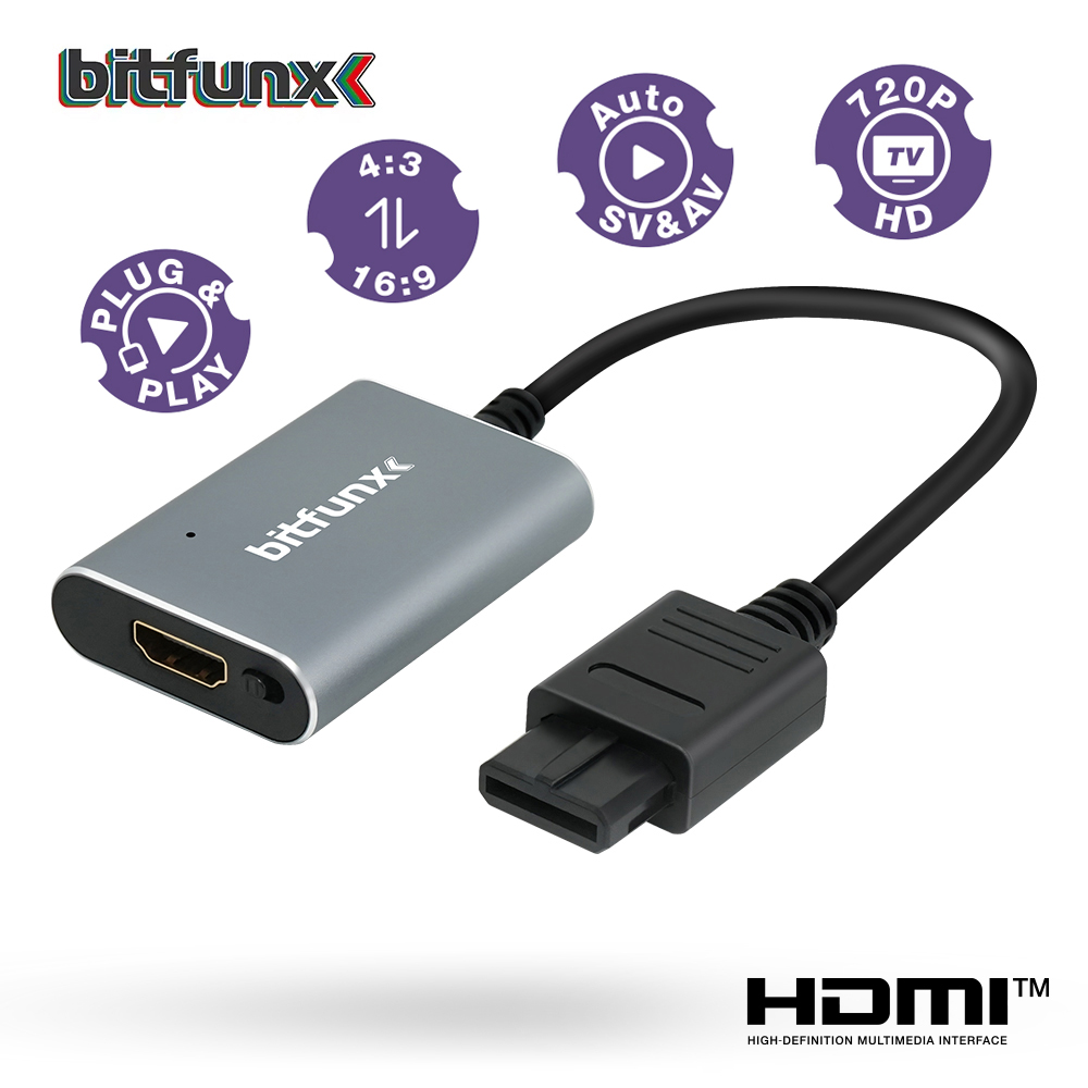 Bitfunx 720P HDMI ™   Adapter  – Gaming Console All In One recenzja i cena